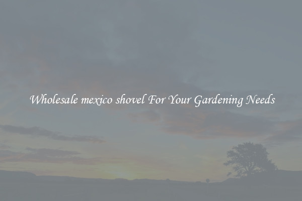 Wholesale mexico shovel For Your Gardening Needs