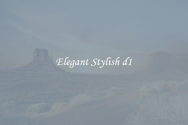 Elegant Stylish d1