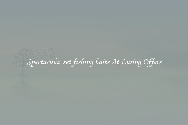 Spectacular set fishing baits At Luring Offers