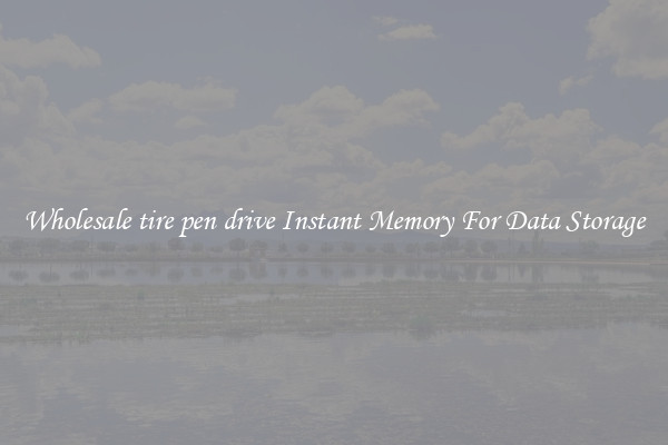 Wholesale tire pen drive Instant Memory For Data Storage