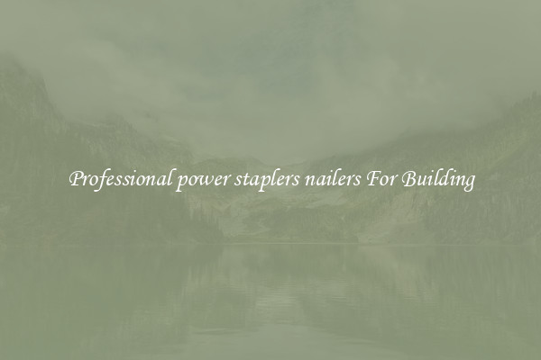 Professional power staplers nailers For Building