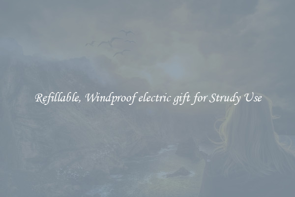 Refillable, Windproof electric gift for Strudy Use